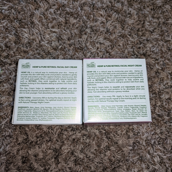 NEW! Natural Therapy Hemp Set (Day and Night Cream) - Picture 2 of 5